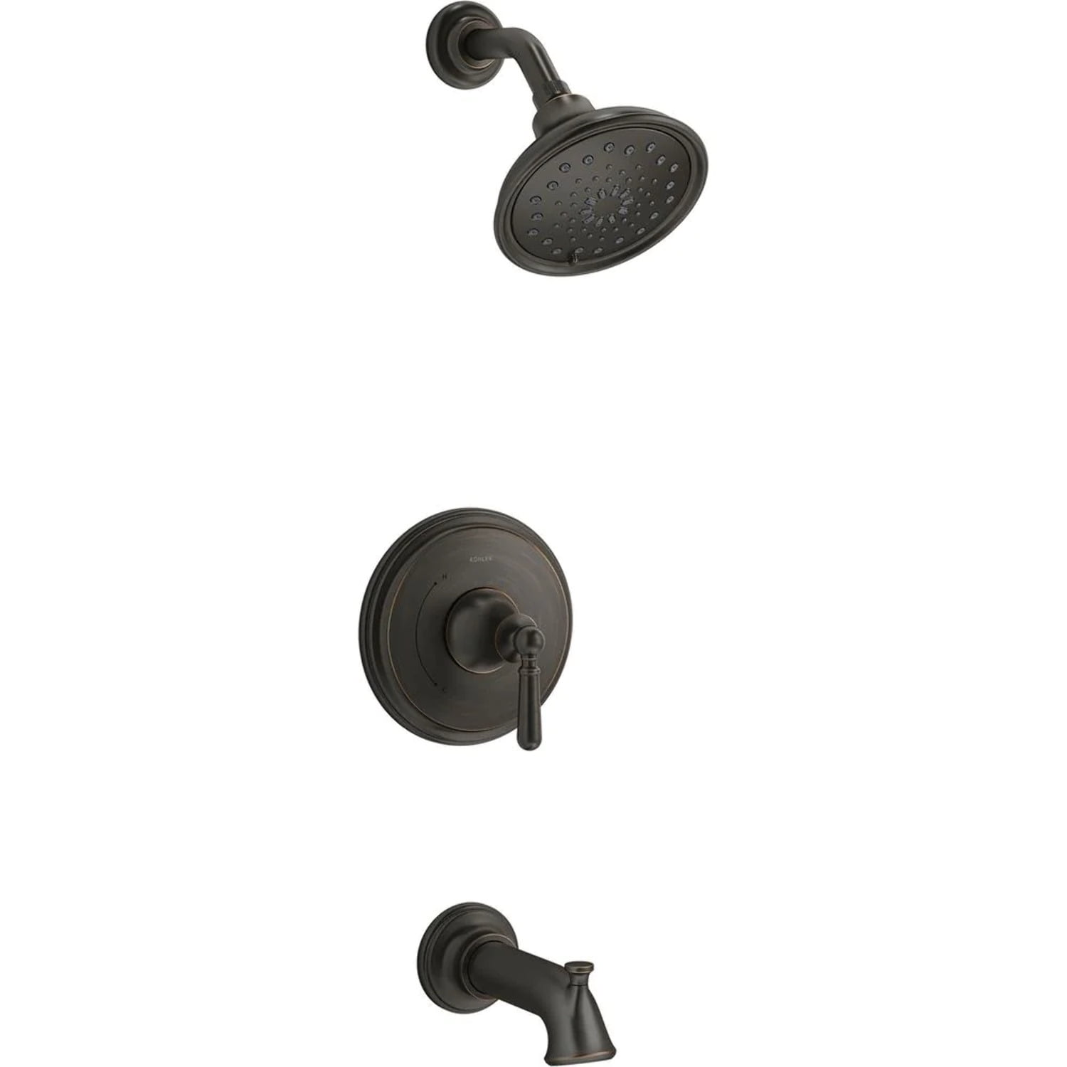 KOHLER Capilano SingleHandle 3Spray Tub and Shower Faucet in Oil