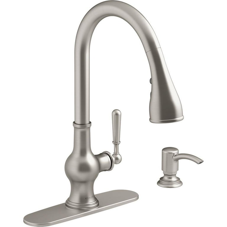 Capilano Single-Handle Pull-Down Sprayer Kitchen Faucet with Boost Technology in Oil-Rubbed Bronze Capilano Single-Handle Pull-Down Sprayer Kitchen Faucet with Boost Technology in Oil-Rubbed Bronze