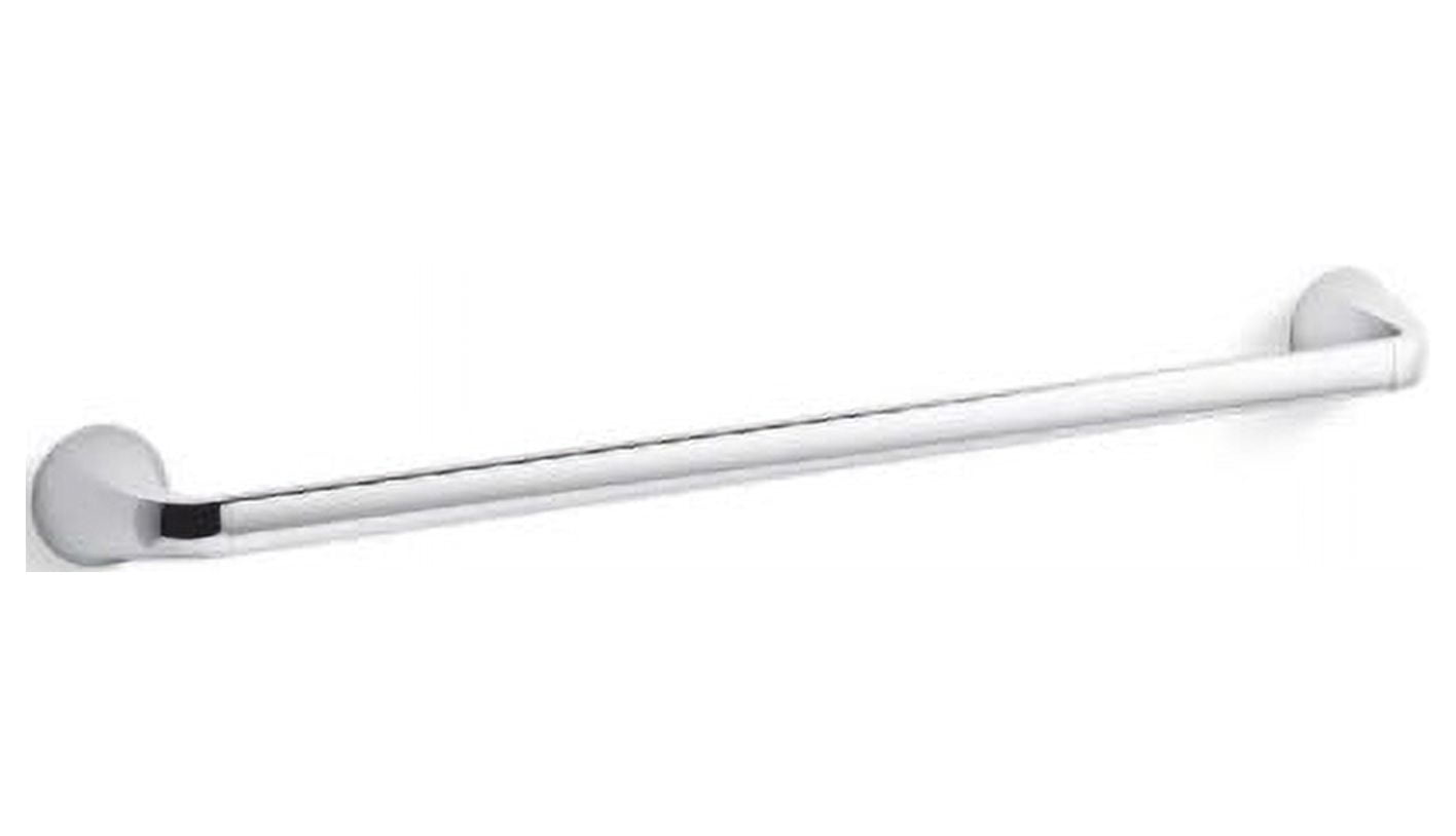 KOHLER Cursiva 24 in. Towel Bar in Polished Chrome