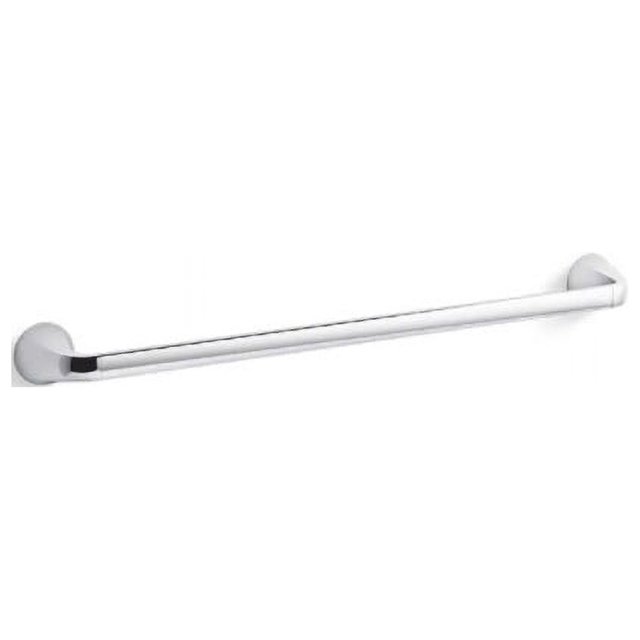 KOHLER Cursiva 24 in. Towel Bar in Polished Chrome