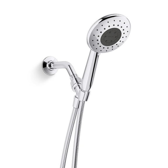 KOHLER Daisyfield 6-Spray Wall Mount Handheld Shower Head 1.8 GPM in Polished Chrome