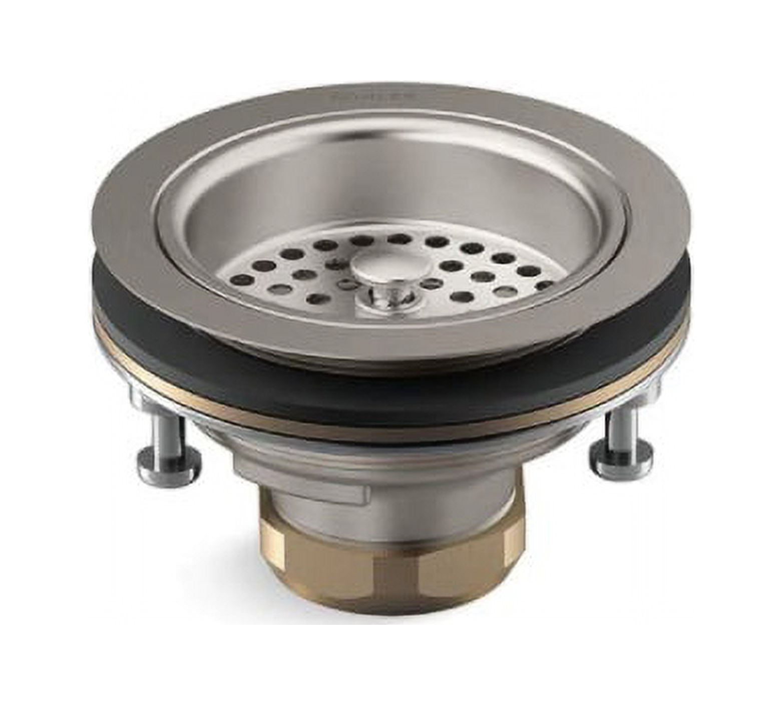 Duostrainer 4.5-inch Stainless Steel Kitchen Sink Strainer