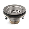 thumbnail image 1 of Kohler Duostrainer Sink Strainer - Brass, Vibrant Stainless - 4.5 In. Silver, 1 of 1