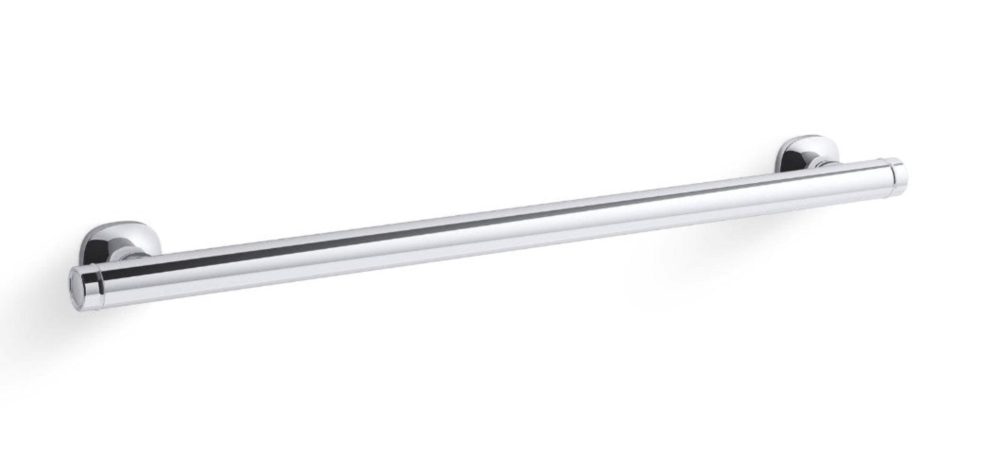KOHLER Ealing 24-in Polished Chrome Wall Mount ADA Compliant Grab Bar (500-lb Weight Capacity)