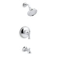 thumbnail image 1 of KOHLER Elliston Single-Handle 1-Spray Tub and Shower Faucet with 2.0 GPM Showerhead in Polished Chrome Valve Included, 1 of 1