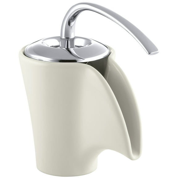 KOHLER K-11010-96 Vas Ceramic Faucet, Biscuit