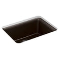thumbnail image 1 of Kohler 28001-CM2 24.5 in. Undermount Single Bowl Kitchen Sink - Matte Brown, 1 of 8