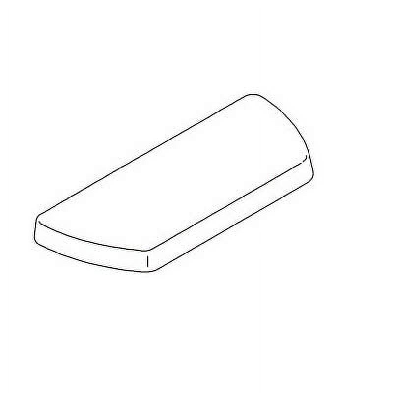 KOHLER K-84591-96 Well Worth Toilet Tank Cover, Biscuit