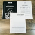 thumbnail image 1 of KOHLER KT17 SERIES II ENGINE SERVICE PARTS OPERATORS MANUAL SET CUB CADET 782, 1 of 10