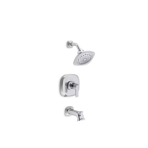 KOHLER Numista Single Handle 3-Spray Wall-Mount Tub and Shower Faucet with 1.75 GPM in. Polished Chrome (Valve Included)