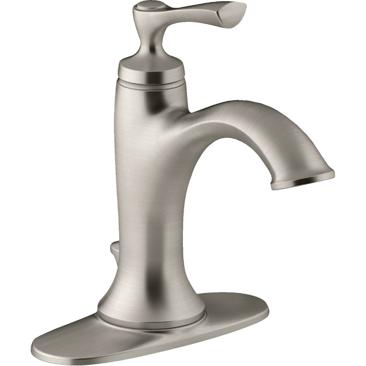 Kohler Elliston Bathroom Sink Faucet R72782-4D1-BN - 1 Handle, Polished Silver