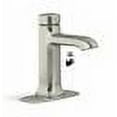 thumbnail image 1 of KOHLER Rubicon Battery Powered Touchless Single Hole Bathroom Faucet in Vibrant Brushed Nickel, 1 of 8