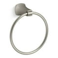 thumbnail image 1 of KOHLER Rubicon Wall-Mount Towel Ring in Vibrant Brushed Nickel, 1 of 1