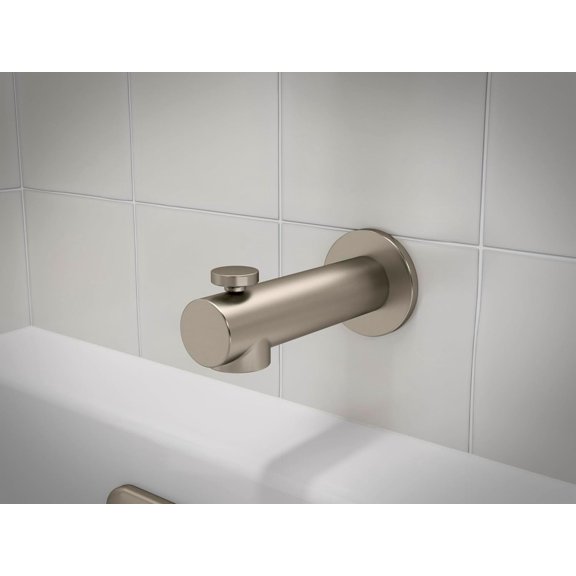 KOHLER TS35322-4Y-BN, Elate Rite-Temp Tub and Shower Trim with Single Function 2.5 GPM Showerhead, Vibrant Brushed Nickel, Relaxing Tub and Shower, Corrosion-Resistant$$Tools & Hardware Other