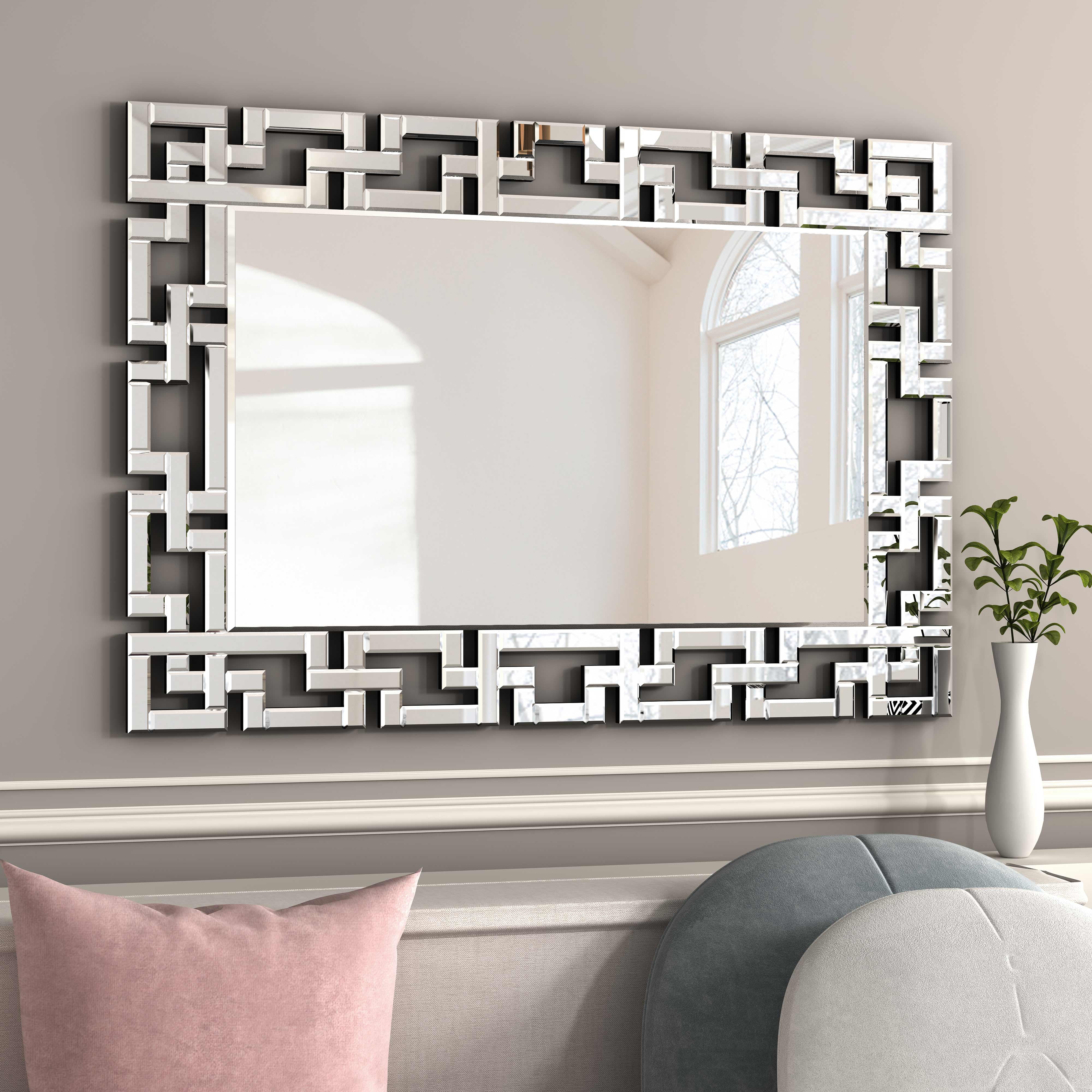 Large Beveled Wall Mirror 32x47 for Decorative Kuwait Ubuy