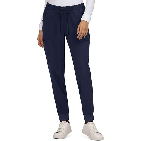 KOI Betsey Johnson B703 Womens Aster Scrub Pant Medium Tall Navy