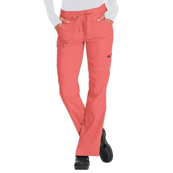 KOI Lite 721 Women's Peace Scrub Pant (Coral, Small Petite)