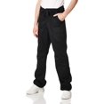 thumbnail image 1 of KOI Men's and Tall James Elastic Scrub Pants with Zip Fly and Drawstring Waist 4X-Large Black, 1 of 3