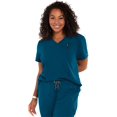 thumbnail image 1 of KOI Womens Ready to Work Top 4X-Large Caribbean Blue, 1 of 1