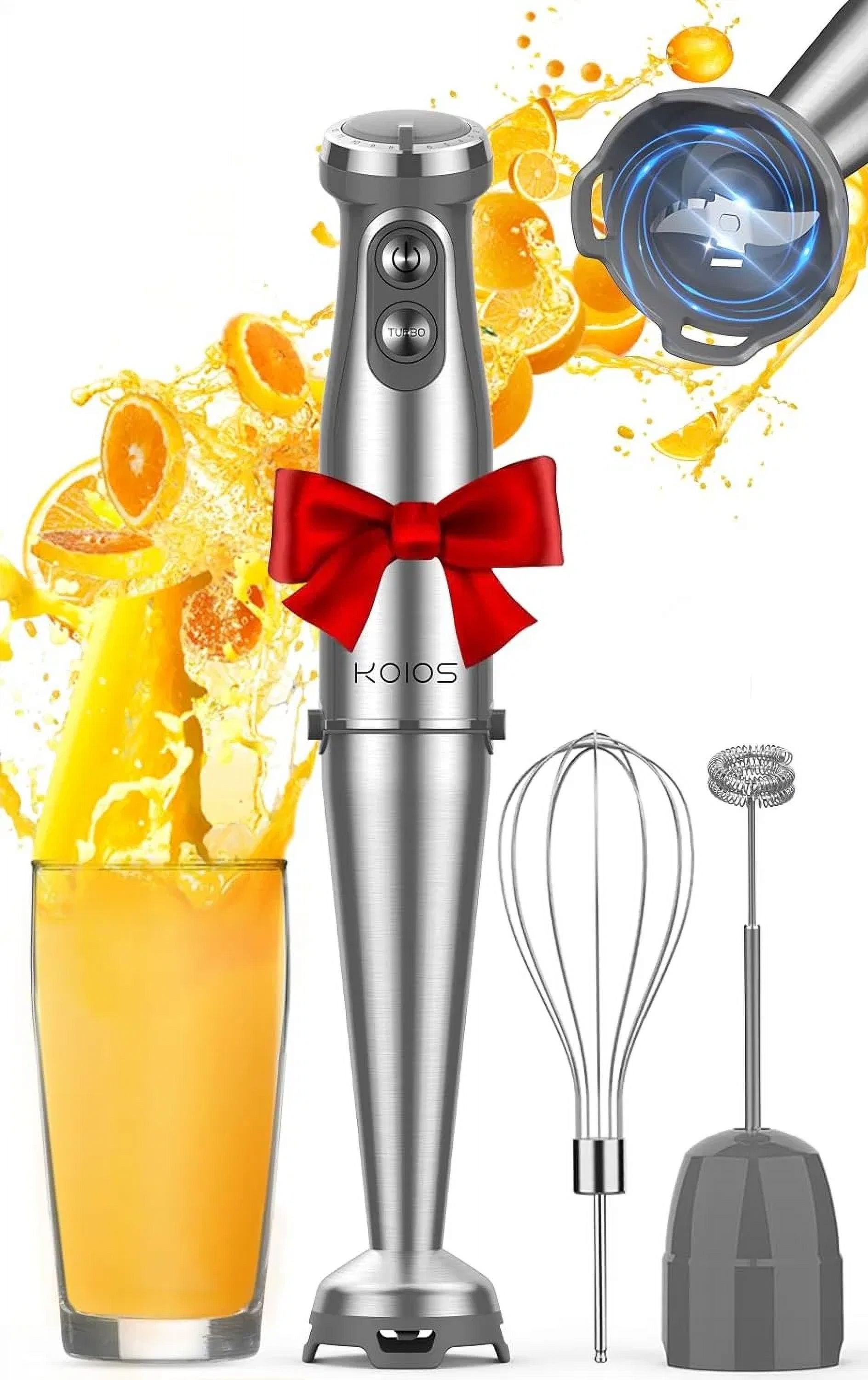 KOIOS Immersion Blender, 1000W Antiscratch 3in1 Hand Blender