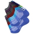 thumbnail image 1 of KOITHOT 12 Pairs Men Ankle Socks for Mens Cushioned Socks Athletic Running Size 10-13, 1 of 7