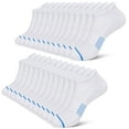 thumbnail image 1 of KOITHOT 12 Pairs Men Ankle Socks, Cushioned Athletic Breathable Low Cut Socks for Men, 1 of 7