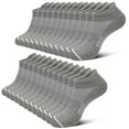 thumbnail image 1 of KOITHOT 12 Pairs Men Ankle Socks, Cushioned Athletic Breathable Low Cut Socks for Men, 1 of 7