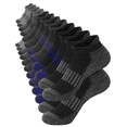 thumbnail image 1 of KOITHOT 12 Pair Men Ankle Socks Cushioned Breathable Low Cut Athletic Socks for Men Size 10-13, 1 of 7