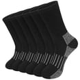 thumbnail image 1 of KOITHOT 3 Pack Merino Wool Socks for Men & Women, Thermal Boot Warm Hiking Socks, 1 of 7