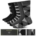 thumbnail image 1 of KOITHOT 5 Pairs Men Dress Socks, Lightweight Classic Crew Scocks for Men Size 10-13 Gift Set, 1 of 8