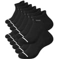 thumbnail image 1 of KOITHOT 6 Pairs Mens Ankle Socks Black Athletic Running Cushioned Men's Breathable Low Cut Socks, 1 of 7