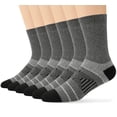 thumbnail image 1 of KOITHOT 6 Pairs Men Wool Socks Thermal Winter Warm Outdoor Work Boot Hiking Socks for Men & Women, 1 of 6
