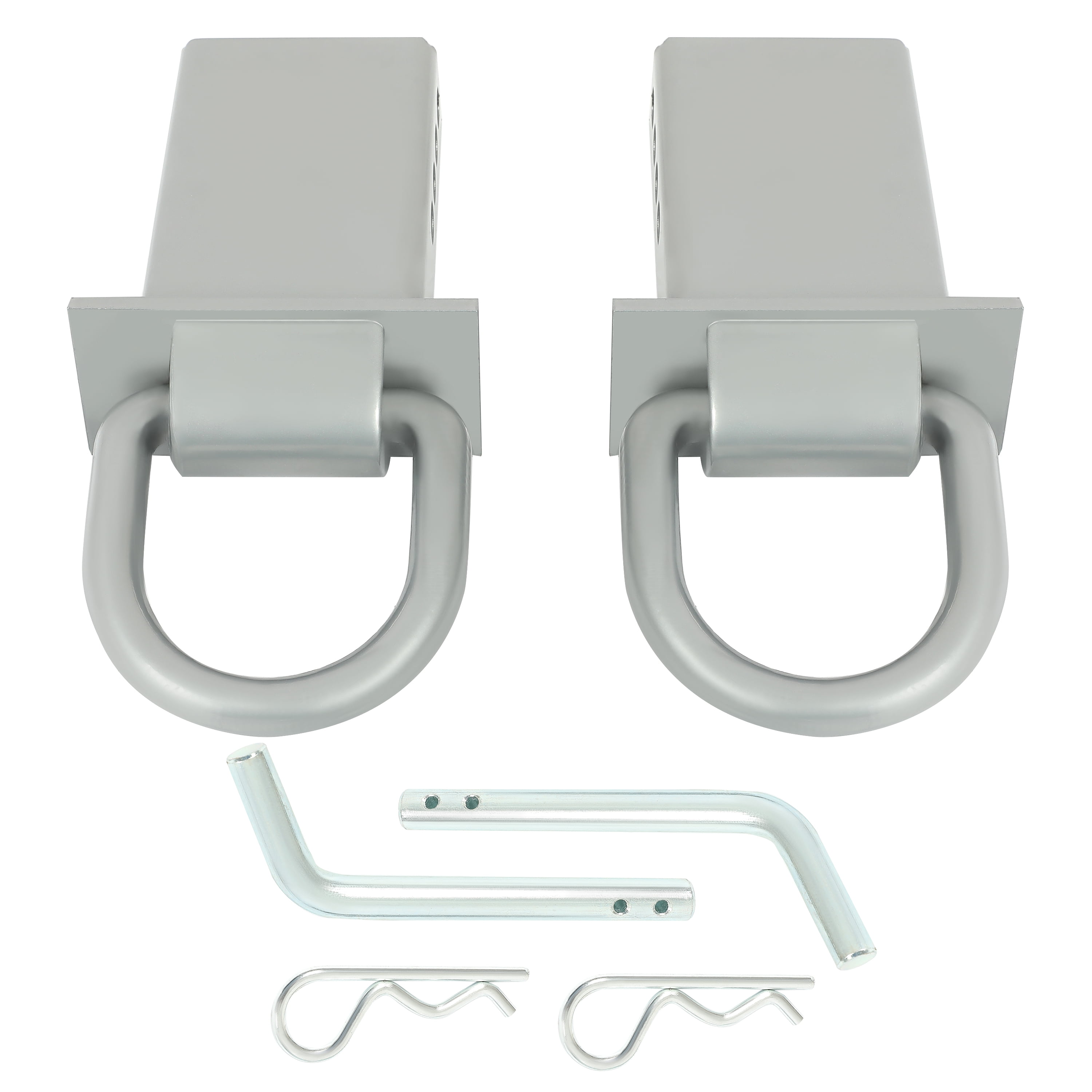 KOJEM 2 Pcs Heavy Duty Trailer Stake Pocket D Ring Zinc Coated 5400 Lbs ...