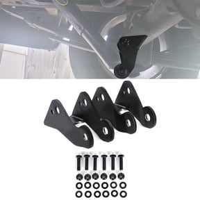 KOJEM 3"-5" Shock Extension Fit for 1988-1998 Chevy GMC C1500 Silverado Lowering Rear Drop Shock Extender Brackets Kit
