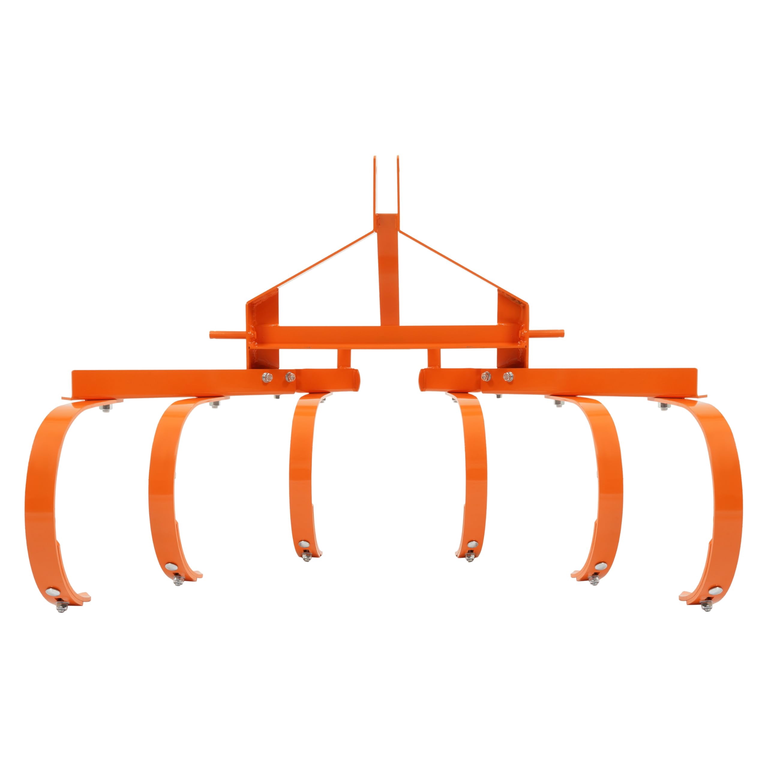 KOJEM 3 Point Cultivator 25-35 HP with 6 Spring Steel Shanks Heavy Duty Tractor Cultivator Steel Powder Coated