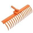 thumbnail image 1 of KOJEM 48" Tow Behind Landscape Rake W/ 2" Receiver Compatible with Lawn Tractors ATV UTV Heavy-Duty Steel with Powder Coated Orange Finish, 1 of 7