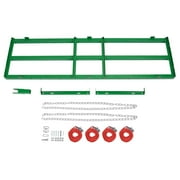 KOJEM 6FT Drag Harrow Driveway Grader 55 LB Heavy Duty Original Tow Behind Lawn and Landscape Rake Gravel Driveway Drag Power Rake Lawn Leveler