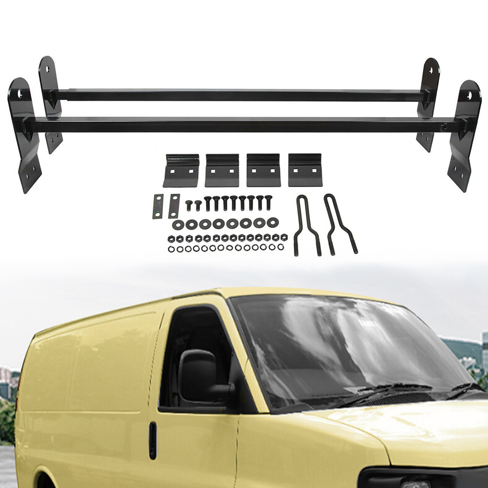 AARacks Van Roof Ladder Rack and Truck Ladder Rack Ladder Stopper (Set