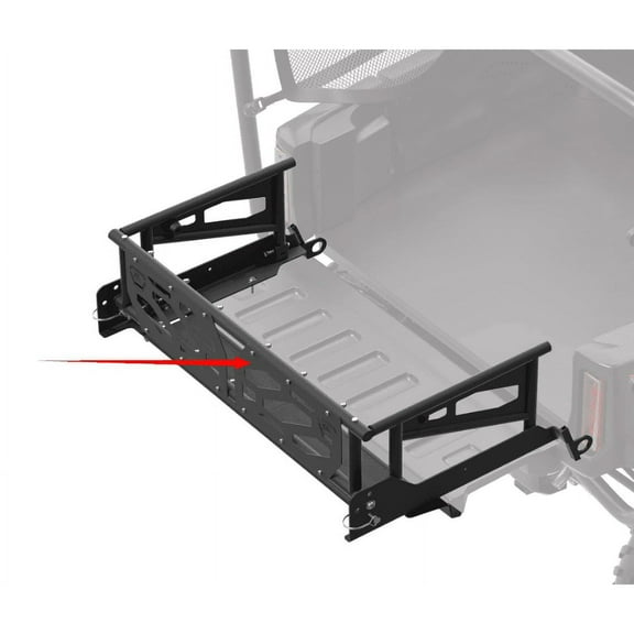 KOJEM Bed Extender Cargo Tailgate Fit for 2016-2024 Honda Pioneer 700-4 1000-5 UTV Cargo Tailgate Extender Cargo Gate Accessories