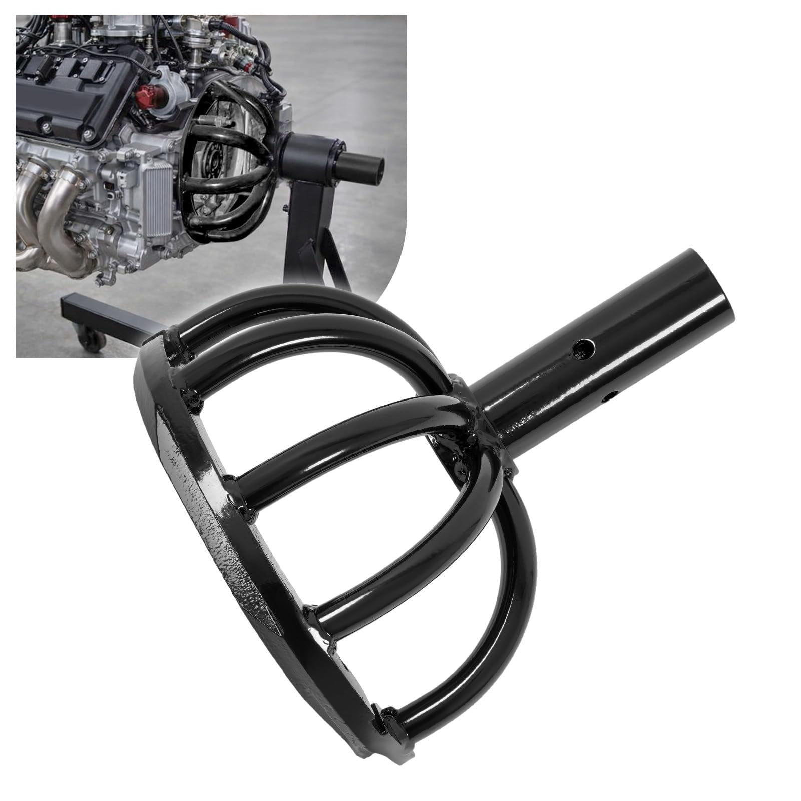 KOJEM Black Truck Parts Forged Engine Stand Holding Fixture Yoke ...