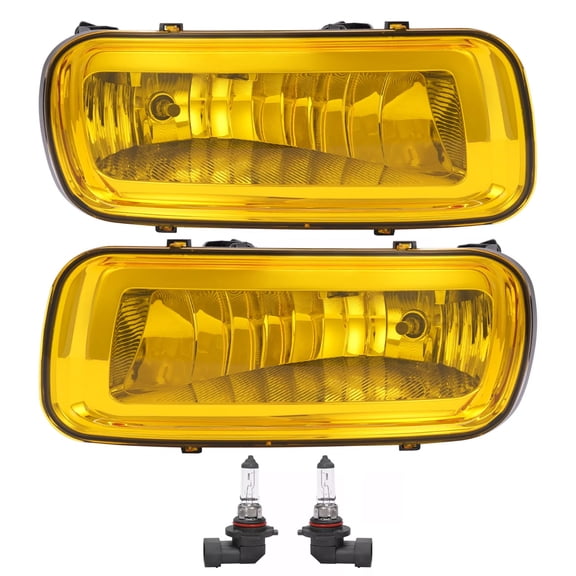 KOJEM Fog Light,Yellow Lens, Fit for 2004-2006 F150/ 2006 Lincoln Mark LT Pickup Truck, Bumper light W/Bulb