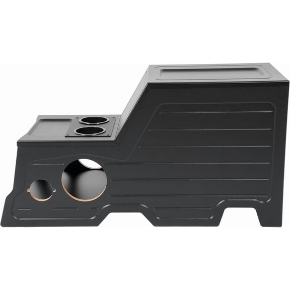 KOJEM Center Console Subwoofer Box Compatible with 2002-2005 Dodge Ram Crew Cab - Black MDF Plastic ABS