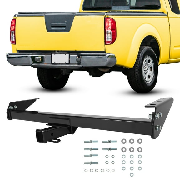 KOJEM Class 3 Trailer Hitch Fits for 2005-2024 Nissan Frontier, Suzuki Equator, Steel Black Powder Coat 2-Inch Receiver