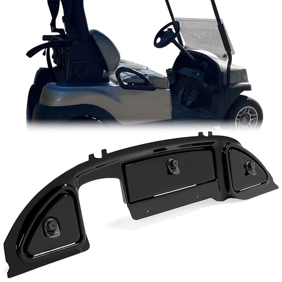 KOJEM Dash Cover for 2008.5-Up Club Car Precedent Tempo Onward Golf Cart Black Dash Board Assembly Replacement Kit