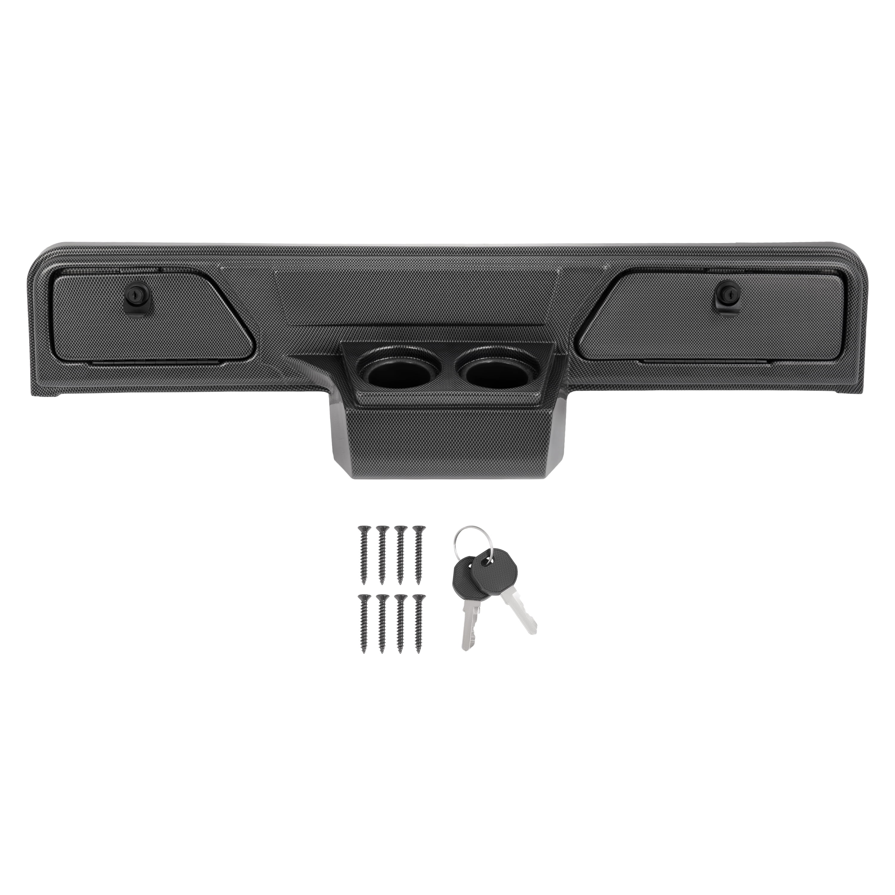 KOJEM Dashboard Cover Compatible with 1986-1994 EZGO Marathon Golf Cart Dash Cover Plastic ABS W/Lockable Doors