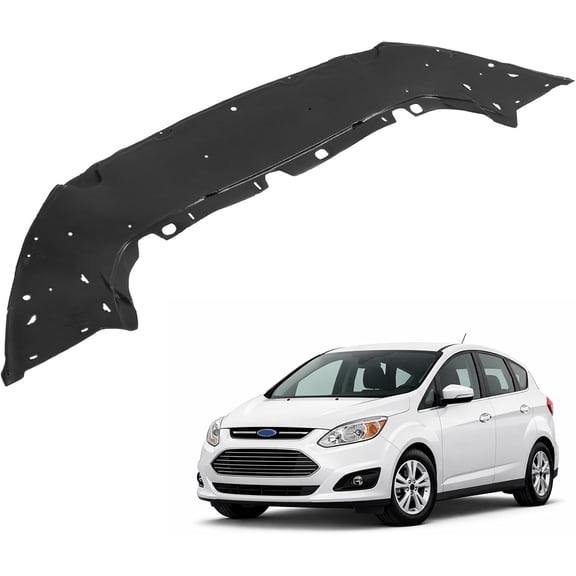 KOJEM Engine Splash Shield Compatible with 2013-2018 Ford C-max Hybrid SE Replacement for FO1228131 DM5Z17757A Black Plastic PE