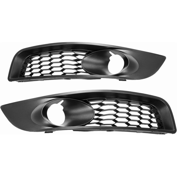 KOJEM Fog Light Bezel Compatible with 2006-2013 Chevy Chevrolet Impala All Models & 2014-2016 Impala Limited Front Bumper Driving Fog Lamp Cover Trim L&R Replacement for 22811075 22811074