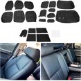 thumbnail image 1 of KOJEM For 07 08 09 10 11 12 13 Chevy Silverado Crew Synthetic Leather seat cover set, 1 of 12