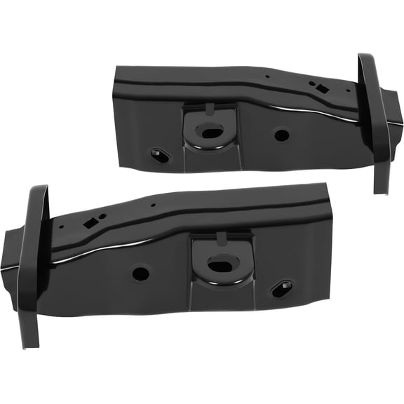 KOJEM Front Bumper Bracket Compatible with 2009-2014 Ford F150, 2010-2014 Lincoln Mark LT Front LH & RH Side Bumper Bracket Frame Rail Replacement f
