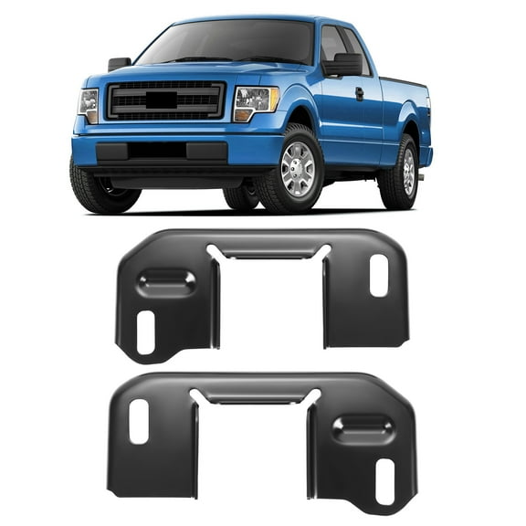 KOJEM Front Bumper Brackets Set, Fit for 2009-2014 Ford F150, Lincoln Mark LT, 2010 2011 2012 2013,9L3Z5D059AA, 9L3Z5D058AA